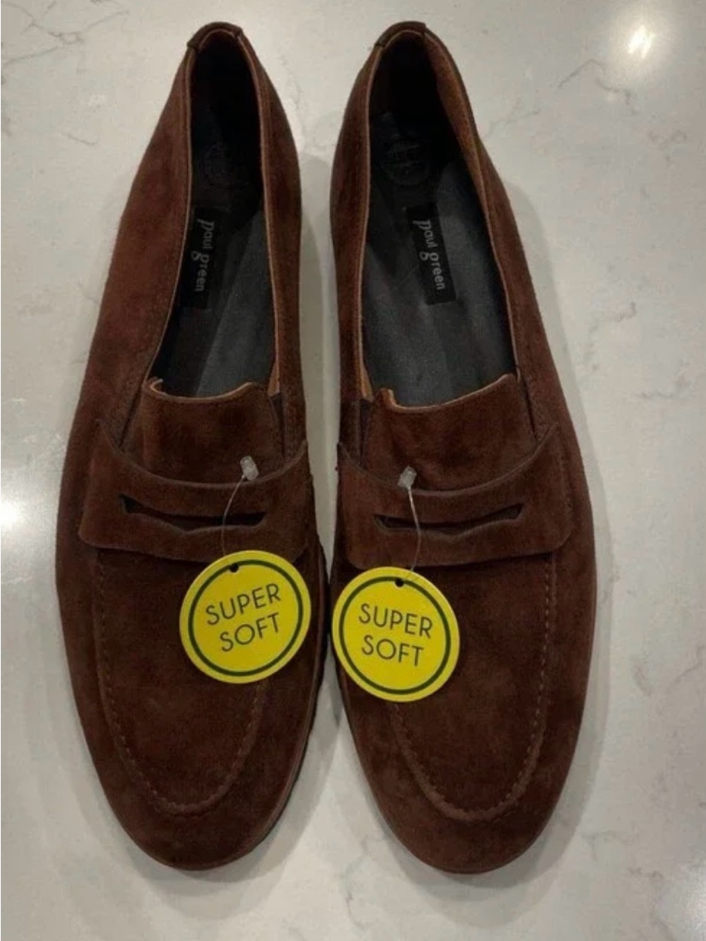 Paul Green Suede Penny Loafers - Brown Color US Size 9